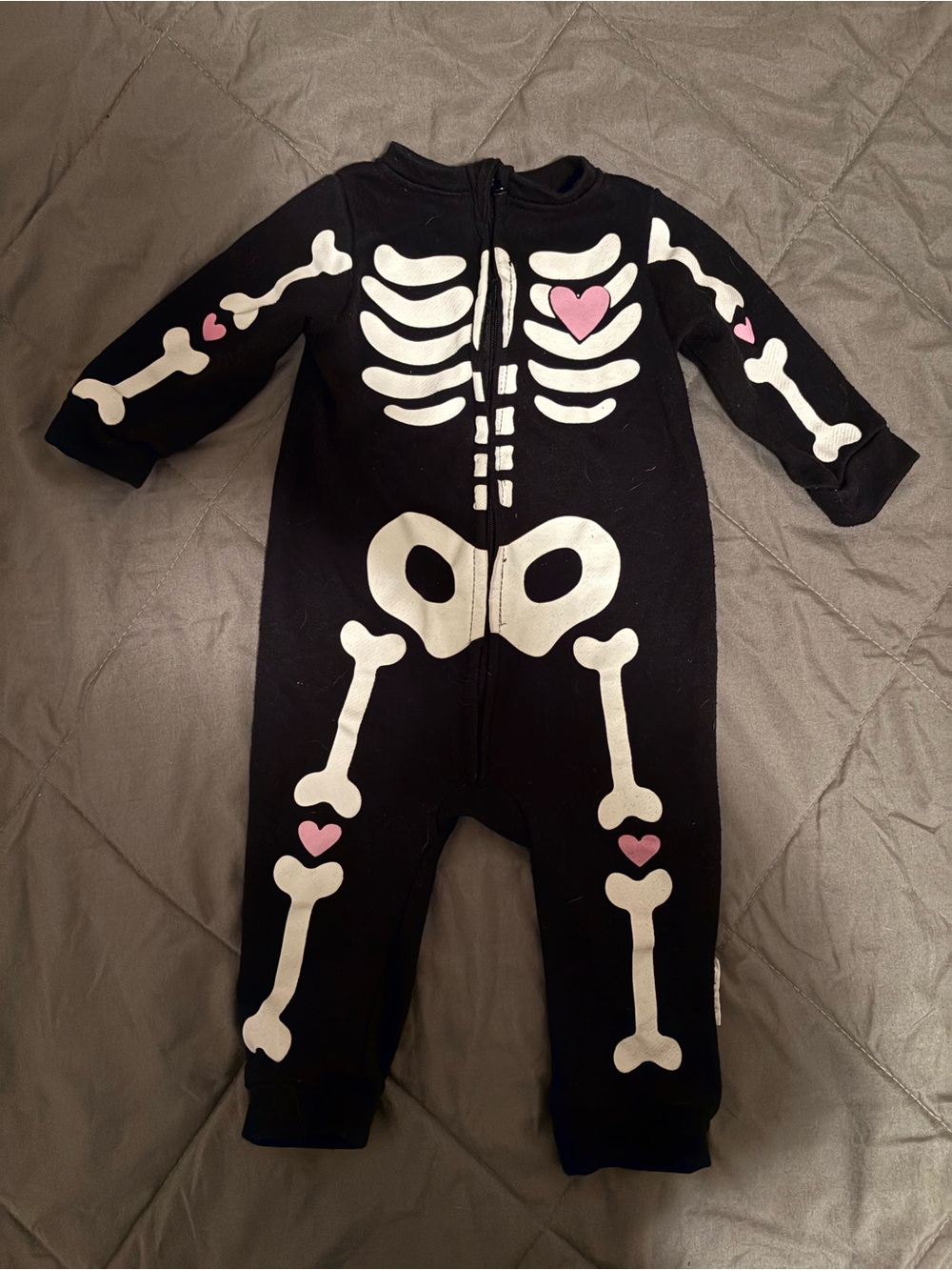 5 for $20 🥳 Baby Girl Skelton Halloween outfit